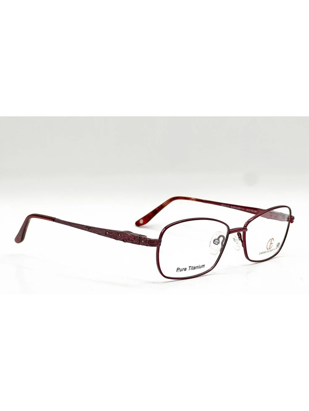Classique Eye Essentials Sec311T Burgundy C1 Authentic Eyeglasses 53-15-135